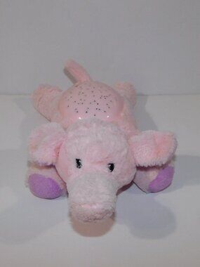 Cloud B Twilight Buddies Pink Purple Elephant Night Light Up Stars Baby Kids 15"